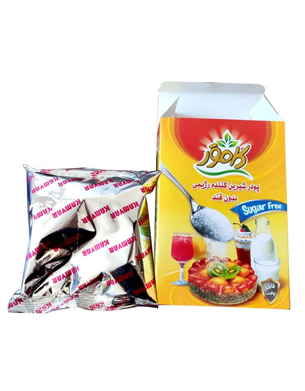 پودر شیرین کننده رژیمی فله ای کامور