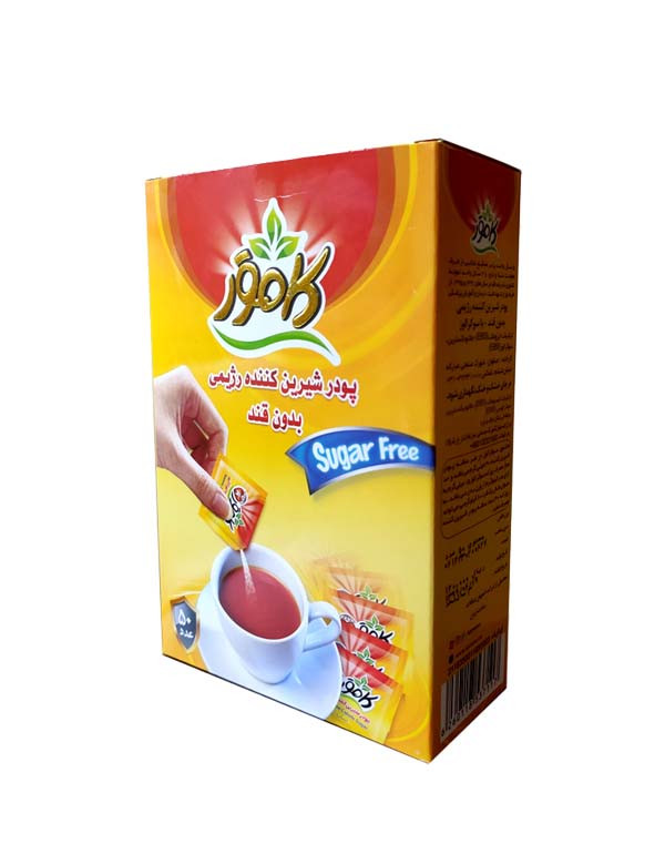 پودر شیرین کننده رژیمی ساشه ای کامور