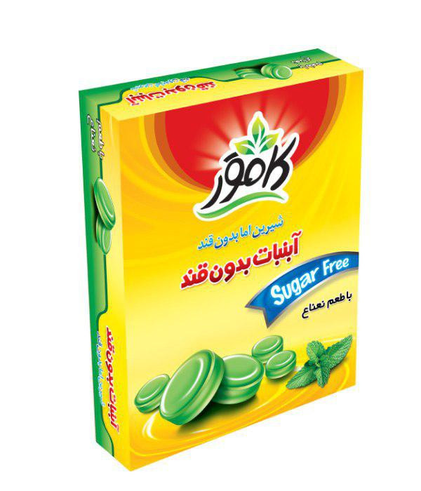 آبنبات بدون قند کامور