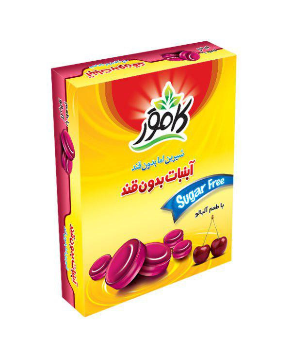 آبنبات بدون قند کامور