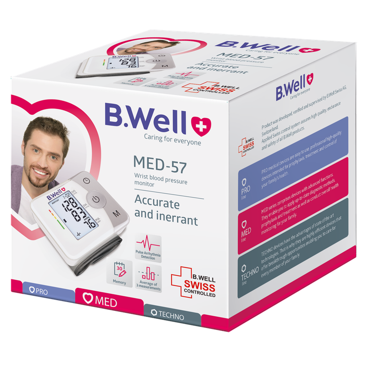 فشارسنج مچی بی ول مدل B.WELL MED-57