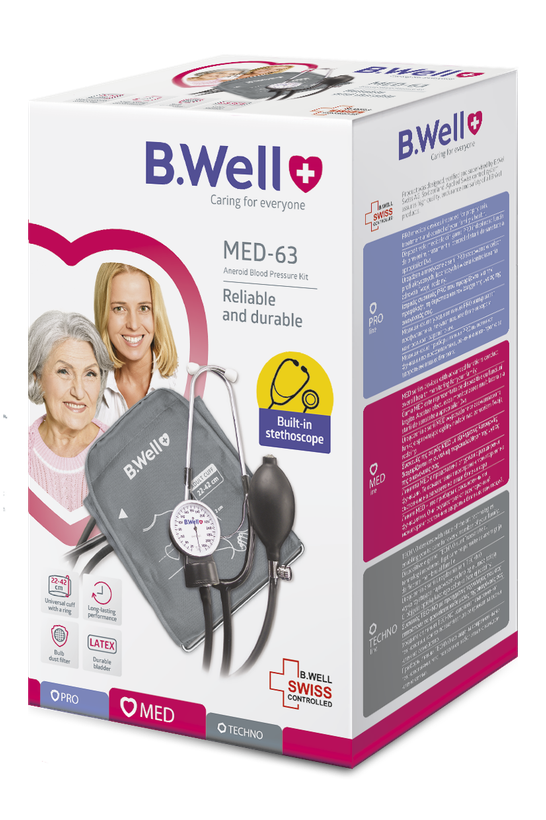فشارسنج عقربه ای بی ول با گوشی B.WELL MED-63