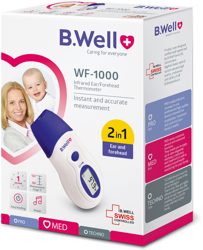 تبسنج مادونقرمز بی ول B.WELL WF-1000
