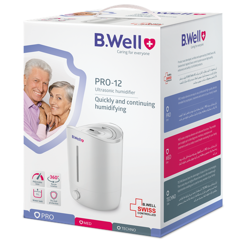 دستگاه بخور سرد بی ول مدلBWELL B.WELL PRO12 ظرفیت ۵ لیتر