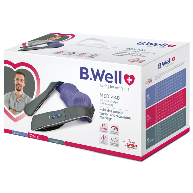 ماساژور گردن بی ول مدل B.WELL MED-440 شیاتسو