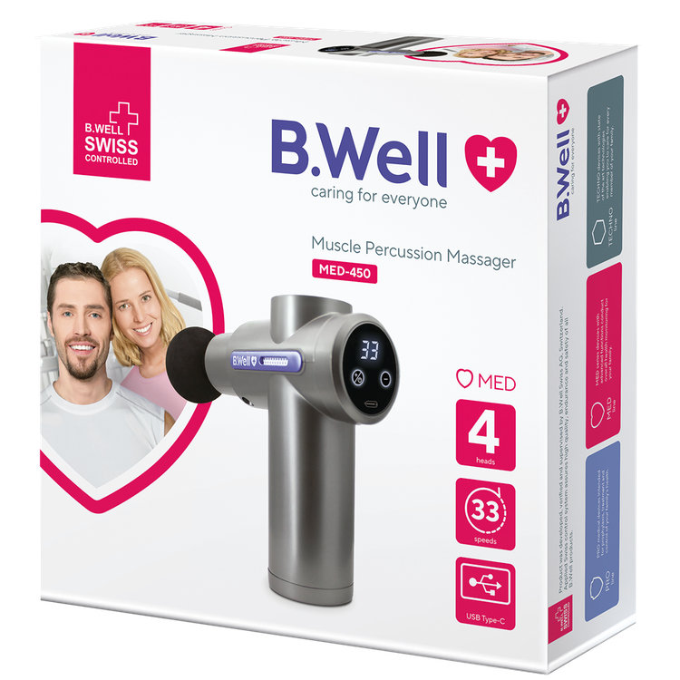 ماساژور تفنگی بی ول B.Well مدل MED-450